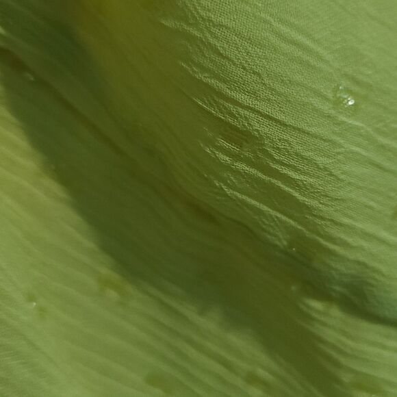 X by NBD Mustard Long Sleeve Ruffle Lace Up Top - Picture 6 of 10